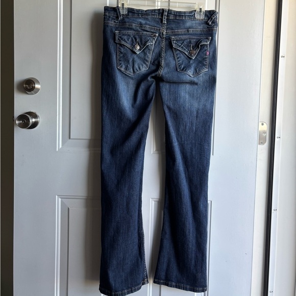 Vigoss distressed Women's Blue Jeans boot cut size 27 - Picture 2 of 5